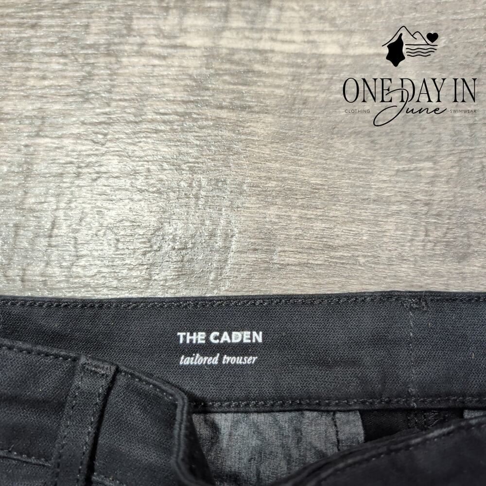 AG Adriano Goldschmied The Caden Tailored Trouser Black NWT $215 Size 4 (27) - Picture 3 of 8